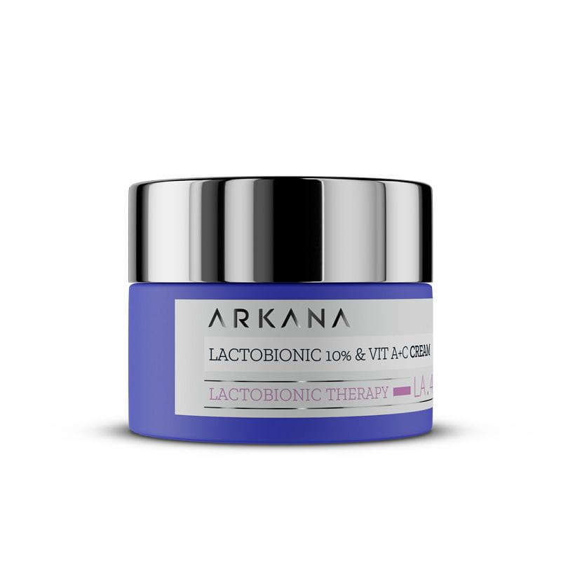 Krem z 10 kwasem laktobionowym i witaminami A C 50 ml kosmetyki arkana Lactobionic 10 Vit A C Cream Dlaczego witamina A jest potrzebna skórze?